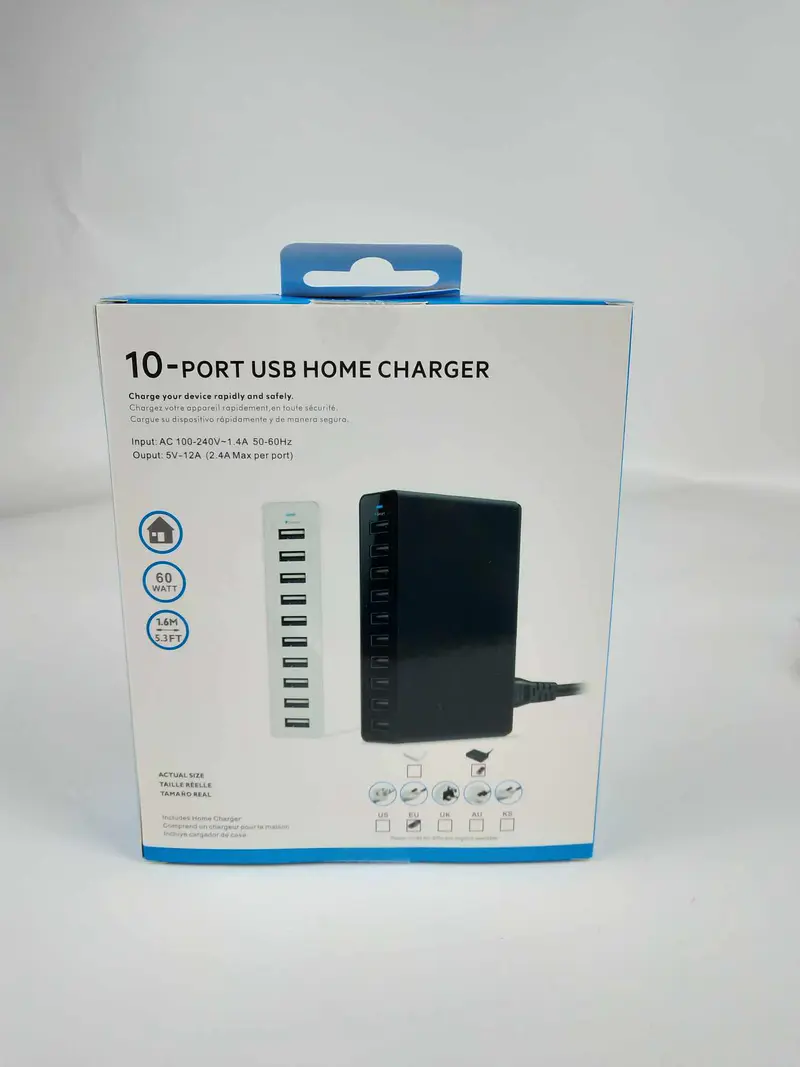 10-Port USB Hub